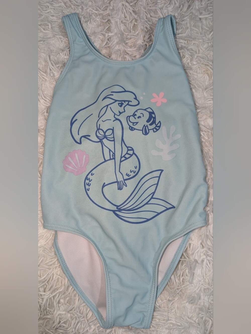 Disney Princess Ariel The Little Mermaid One Piece Swimsuit Girls 3T
